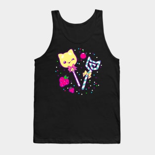 Kawaii Kitty Sprinkles Tank Top